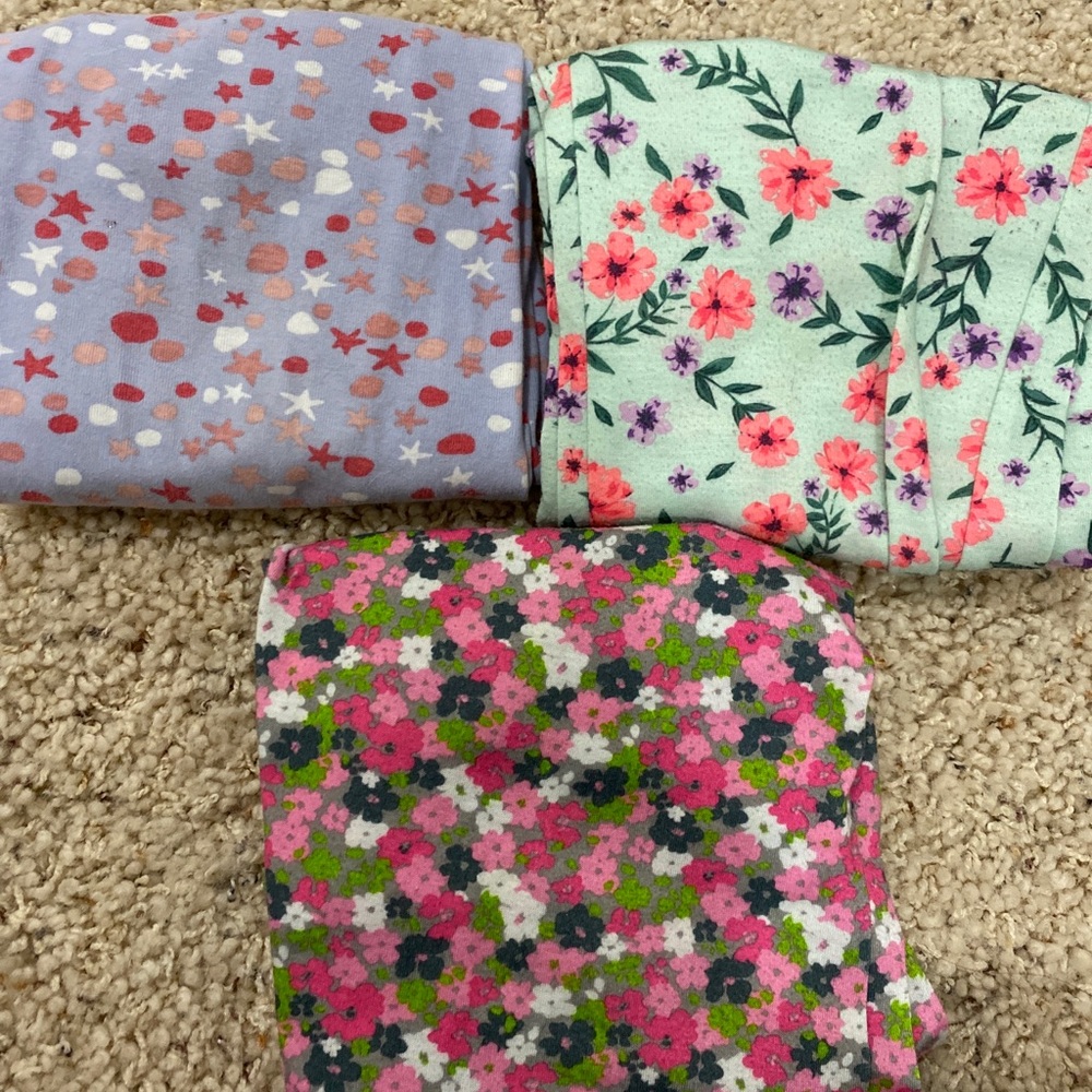 Girls Set of 3 Pajama Pants size 9